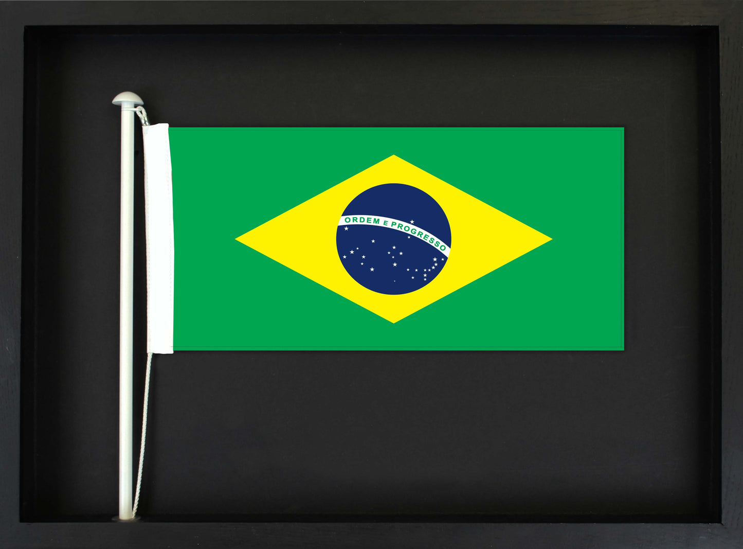 Brazil- Flag with Pole