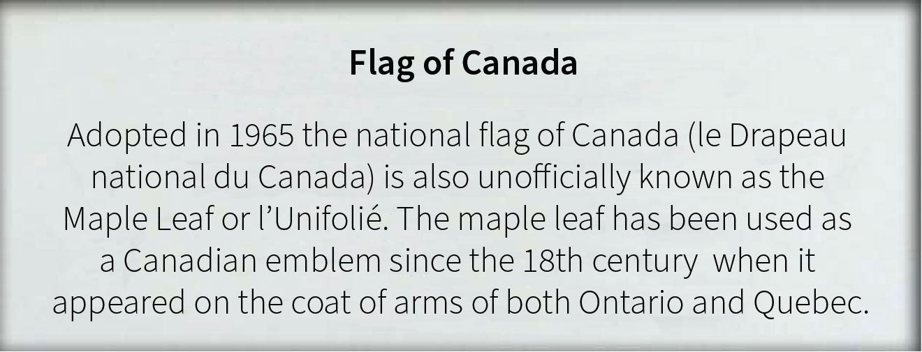 Canada- Flag with Pole