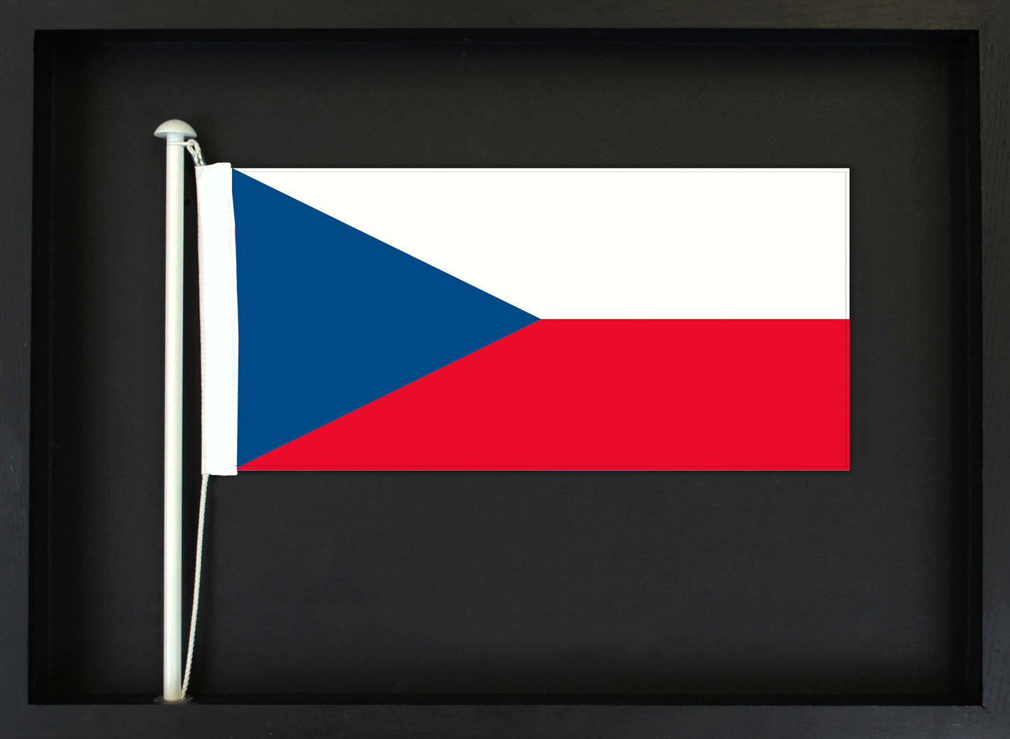 Czech Replublic- Flag with Pole