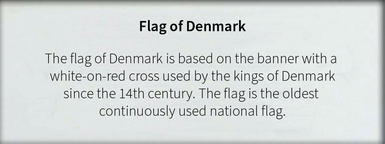 Denmark - Flag with Pole