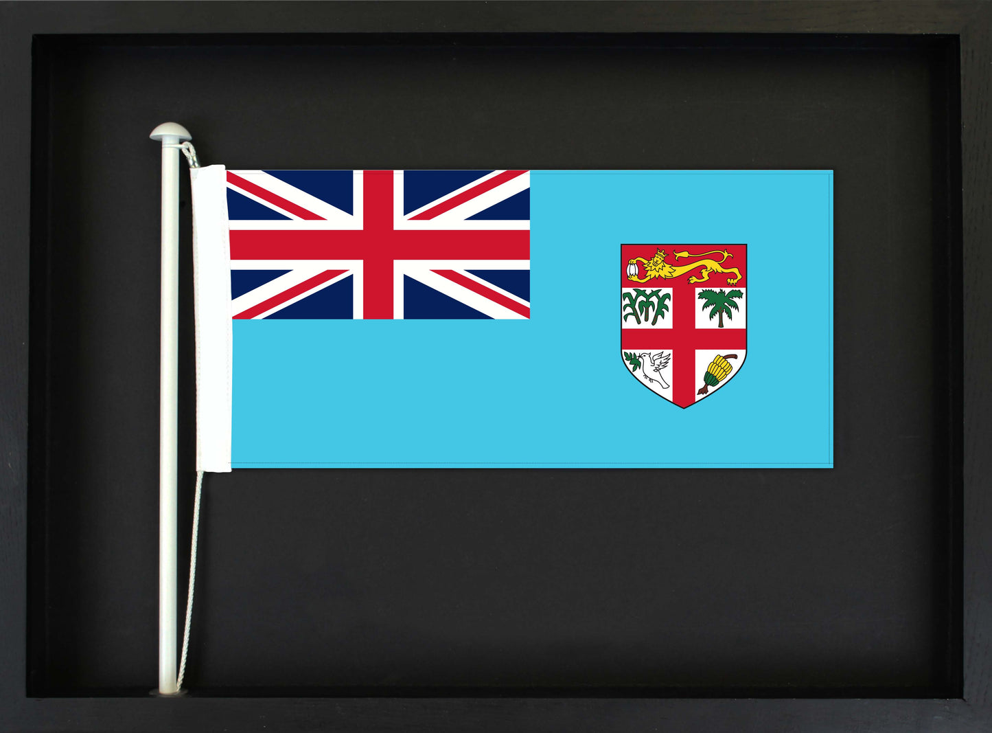 Fiji- Flag with Pole