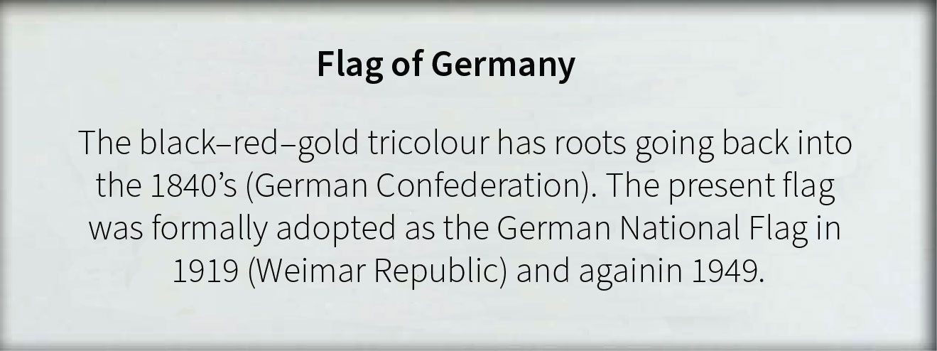 Germany- Flag with Pole
