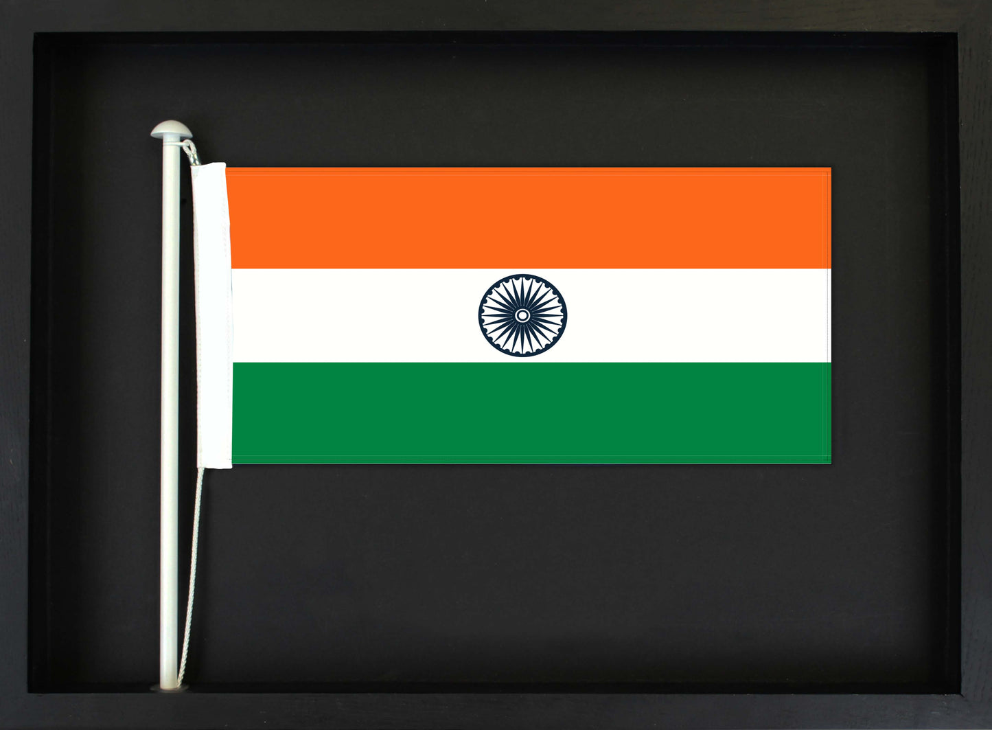 India- Flag with Pole