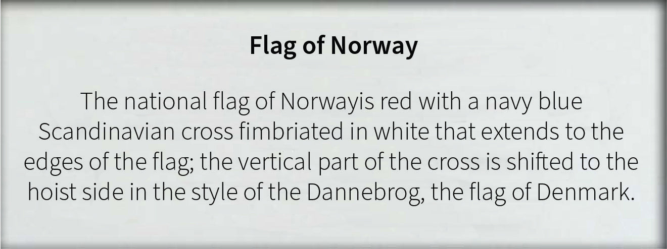 Norway - Flag with Pole