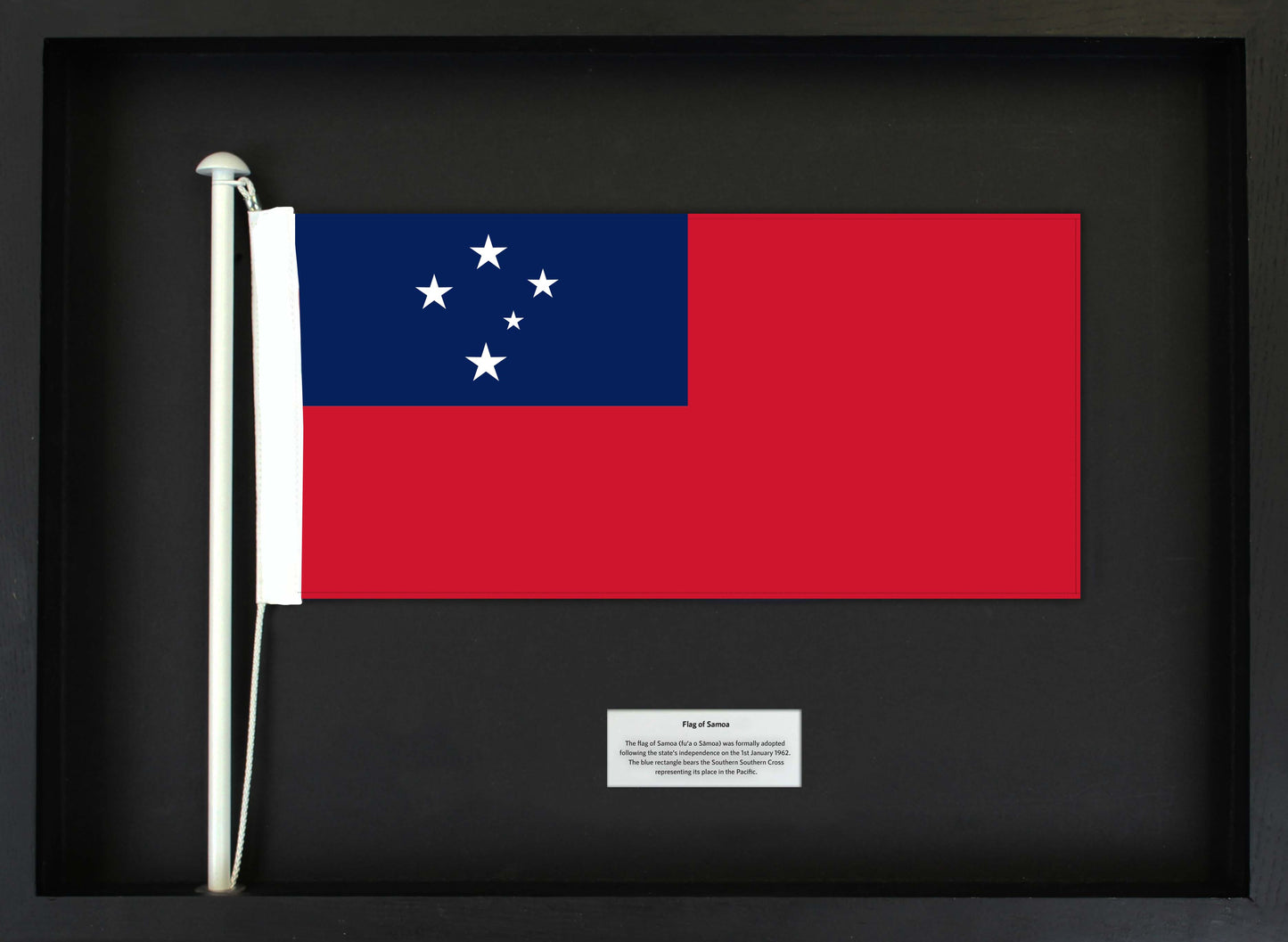 Samoa - Flag with Pole