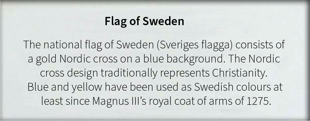 Sweden - Flag with Pole