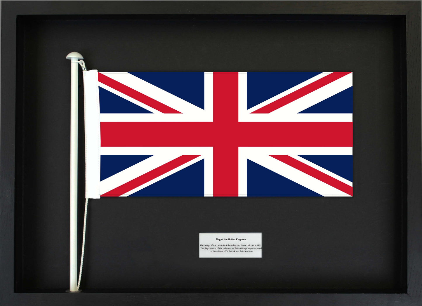 Union Jack - Flag with Pole