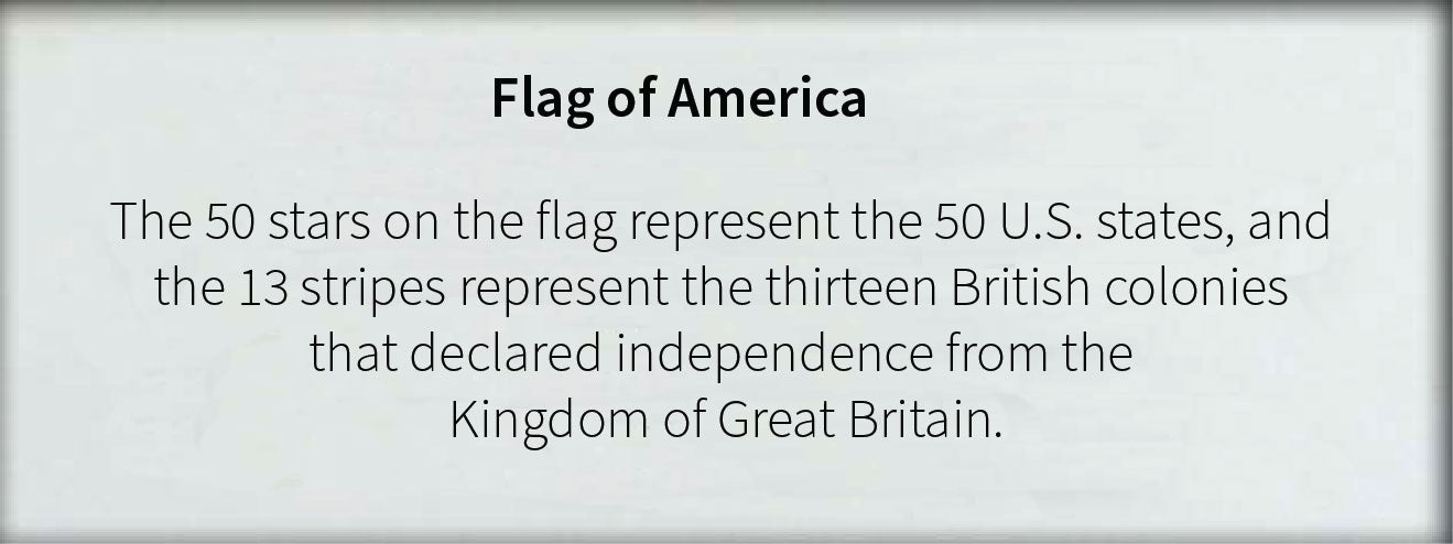 USA - Flag with Pole