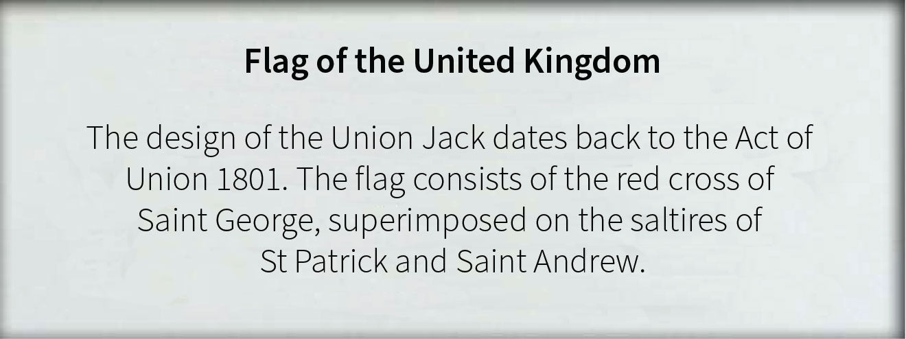 Union Jack - Flag with Pole