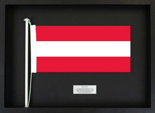 Austria- Flag with Pole