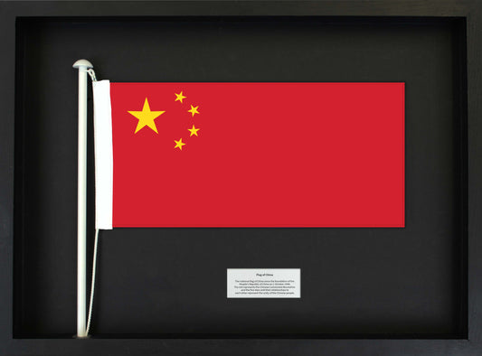 China- Flag with Pole