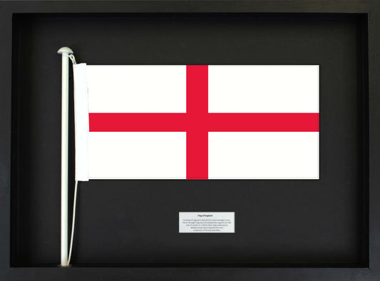England - Flag with Pole