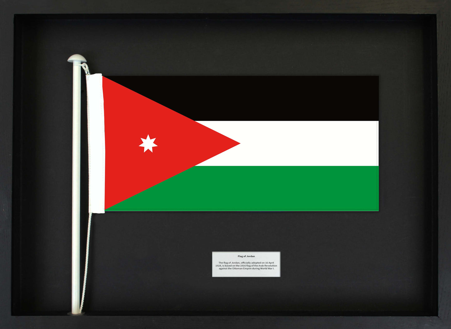 Jordan- Flag with Pole