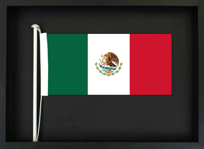 Mexico- Flag with Pole