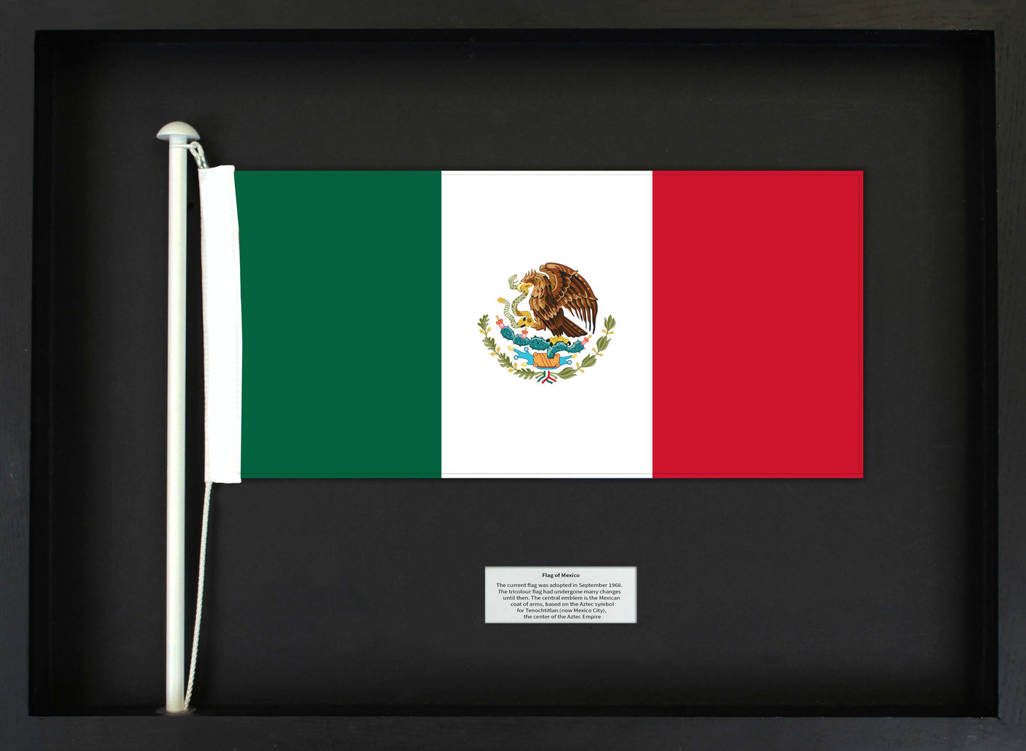 Mexico- Flag with Pole